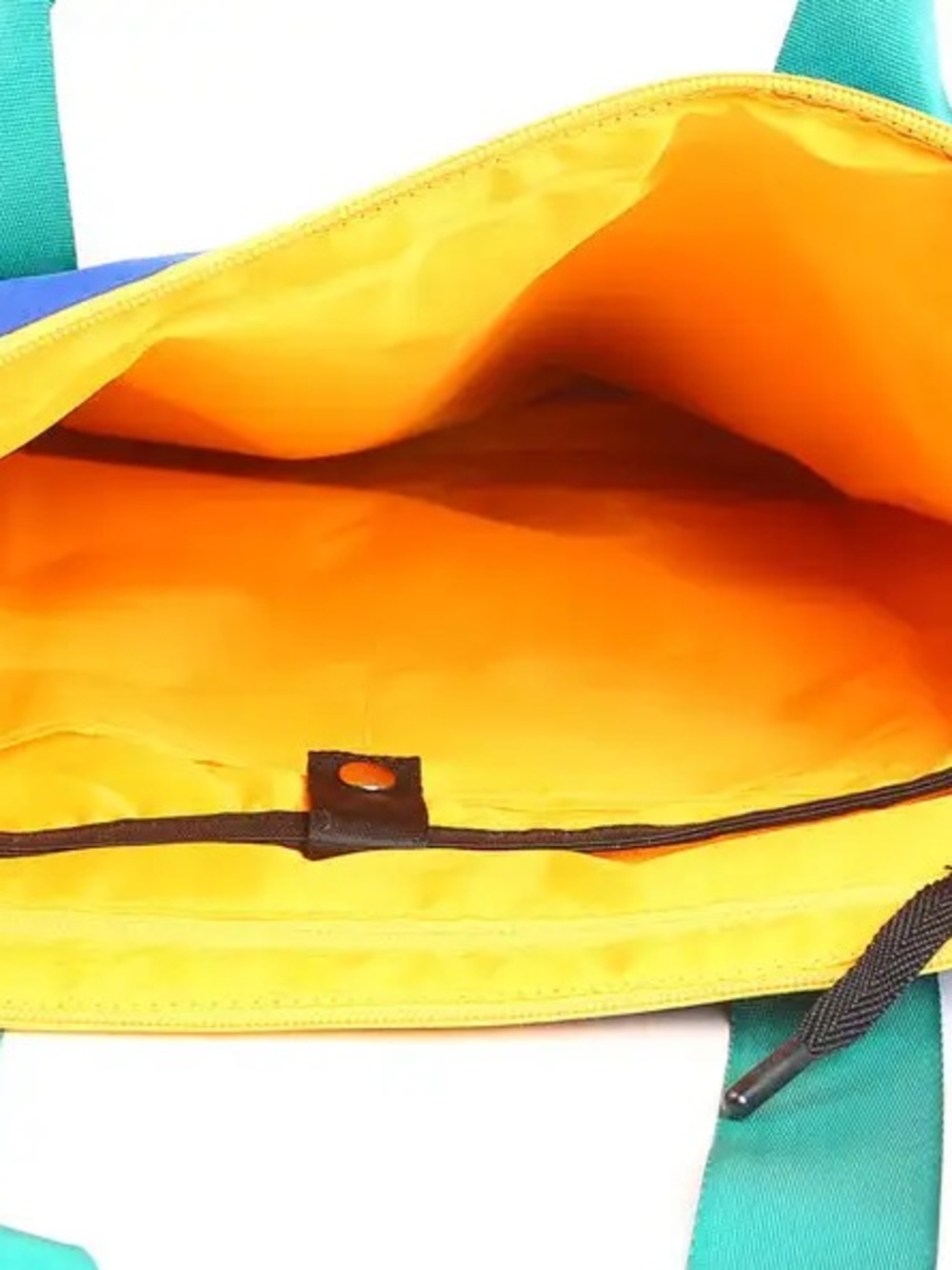 NWT United Colors Of Benetton Blue Sports/Utility Bag with laptop sleeve - Picture 3 of 3